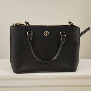 Tory Burch Saffiano Black Bag